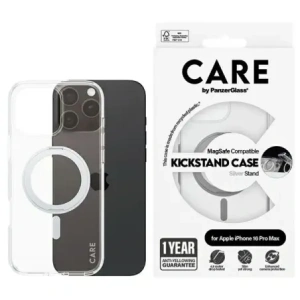 Kup Etui CARE by PanzerGlass Feature Kickstand Case Apple iPhone 16 Pro Max MagSafe srebrny/silver - PZG714 - {ean13} - Sklep Home Screen