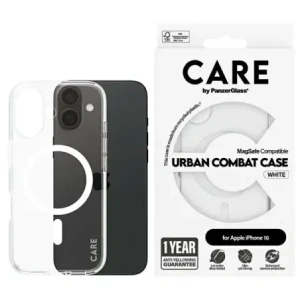 Buy CARE by PanzerGlass Flagship Case Apple iPhone 16 MagSafe white - PZG715 - {ean13} - Home Screen Store Europe
