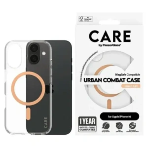 Buy CARE by PanzerGlass Flagship Case Apple iPhone 16 MagSafe peachy - PZG717 - {ean13} - Home Screen Store Europe