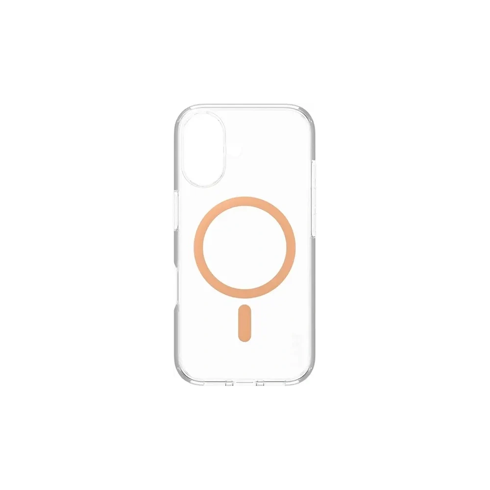 Etui CARE by PanzerGlass Flagship Case Apple iPhone 16 MagSafe brzoskwiniowy/peachy