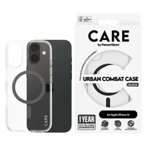 Buy CARE by PanzerGlass Flagship Case Apple iPhone 16 MagSafe black - PZG718 - {ean13} - Home Screen Store Europe