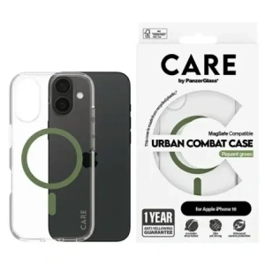 Buy CARE by PanzerGlass Flagship Case Apple iPhone 16 MagSafe green - PZG719 - {ean13} - Home Screen Store Europe