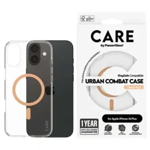 Buy CARE by PanzerGlass Flagship Case Apple iPhone 16 Plus MagSafe peachy - PZG720 - {ean13} - Home Screen Store Europe