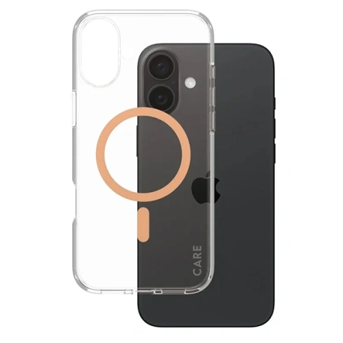Buy CARE by PanzerGlass Flagship Case Apple iPhone 16 Plus MagSafe peachy - PZG720 - {ean13} - Home Screen Store Europe