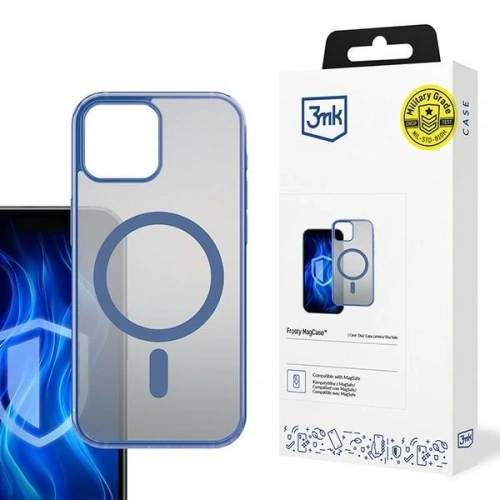 Kup 3MK Frosty MagCase Apple iPhone 15 Plus modrý - 3MK15573 - {ean13} - Sklep Home Screen