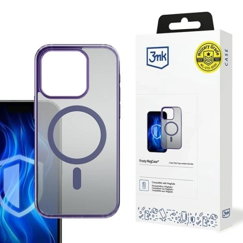 Kup Etui 3MK Frosty MagCase Apple iPhone 15 Pro Max fioletowy/purple - 3MK15576 - {ean13} - Sklep Home Screen