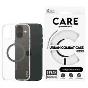 Buy CARE by PanzerGlass Flagship Case Apple iPhone 16 Plus MagSafe black - PZG721 - {ean13} - Home Screen Store Europe