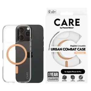 Buy CARE by PanzerGlass Flagship Case Apple iPhone 16 Pro MagSafe peachy - PZG723 - {ean13} - Home Screen Store Europe