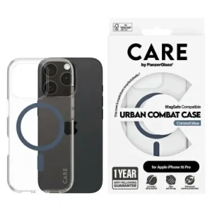 Buy CARE by PanzerGlass Flagship Case Apple iPhone 16 Pro MagSafe blue - PZG724 - {ean13} - Home Screen Store Europe