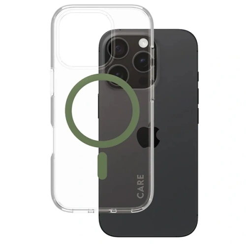 Kup CARE by PanzerGlass Flagship Case Apple iPhone 16 Pro MagSafe zöld - PZG725 - {ean13} - Sklep Home Screen
