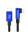 Kup Kabel úhlový USB-C na Lightning PD Baseus MVP Elbow, 18W, 1m (modrý) - BSU1054BLU - {ean13} - Sklep Home Screen
