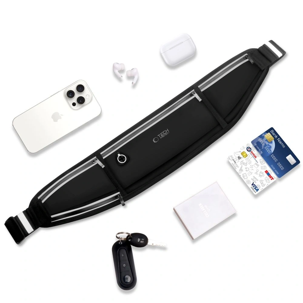 Saszetka Tech-Protect M3 Universal Sport Waist Bag Black