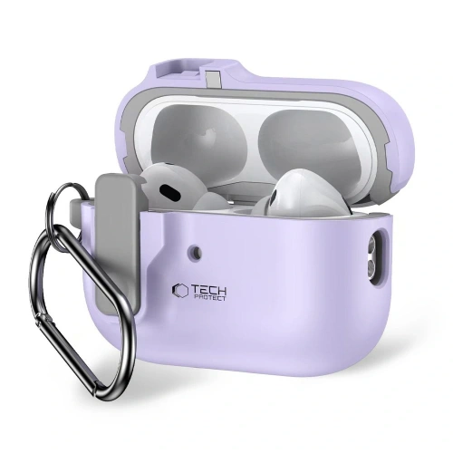 Kup Etui Tech-Protect Slim Hook Apple Airpods Pro 1 / 2 Lavender - THP3264 - {ean13} - Sklep Home Screen