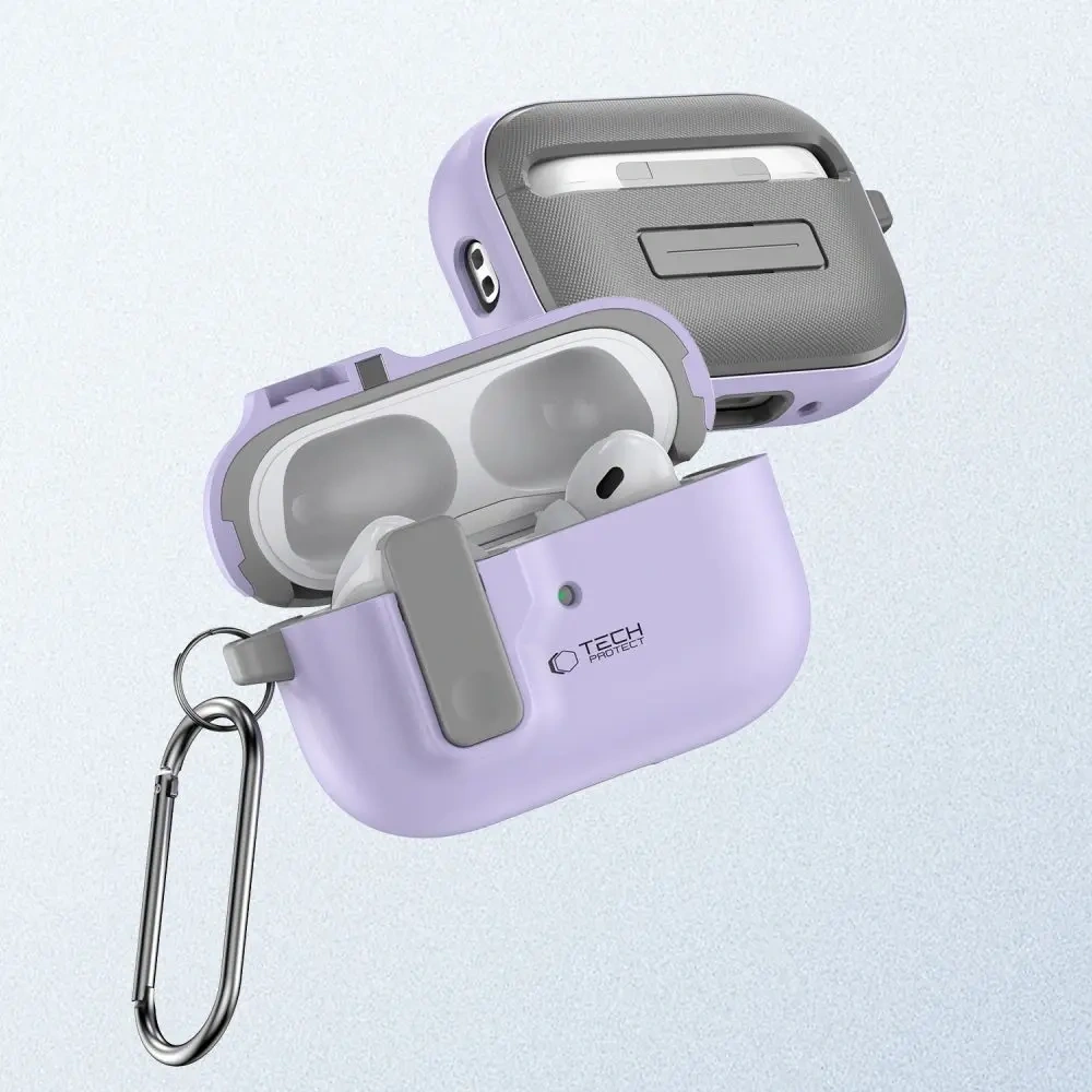 Etui Tech-Protect Slim Hook Apple Airpods Pro 1 / 2 Lavender
