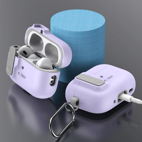 Kup Etui Tech-Protect Slim Hook Apple Airpods Pro 1 / 2 Lavender - THP3264 - {ean13} - Sklep Home Screen