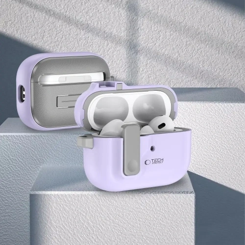 Kup Etui Tech-Protect Slim Hook Apple Airpods Pro 1 / 2 Lavender - THP3264 - {ean13} - Sklep Home Screen
