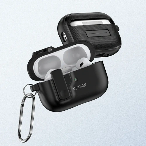 Kup Etui Tech-Protect Slim Hook Apple Airpods Pro 1 / 2 Black - THP3265 - {ean13} - Sklep Home Screen