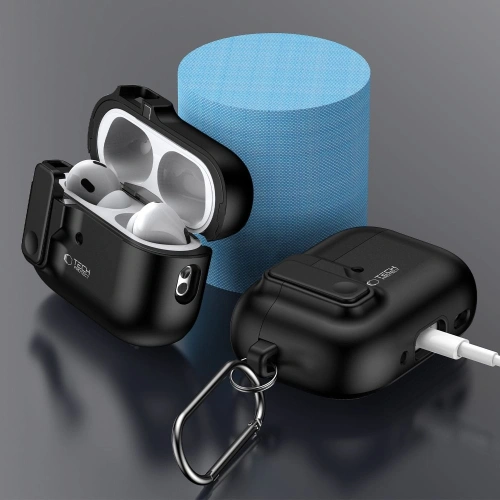 Kup Etui Tech-Protect Slim Hook Apple Airpods Pro 1 / 2 Black - THP3265 - {ean13} - Sklep Home Screen