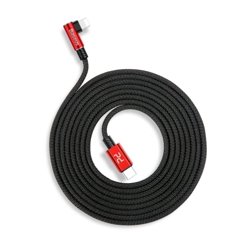 Kup USB-C to Lightning PD sarokkábel Baseus MVP Elbow, 18W, 2m (piros) - BSU1056RED - {ean13} - Sklep Home Screen