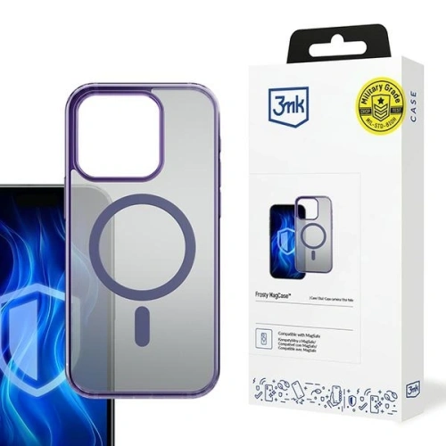 Buy 3MK Frosty MagCase Apple iPhone 16 Pro purple - 3MK15596 - {ean13} - Home Screen Store Europe