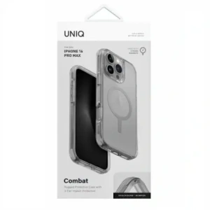 Kup Etui UNIQ Combat Apple iPhone 16 Pro Max Magclick Charging szary/stone grey - UNIQ1349 - {ean13} - Sklep Home Screen