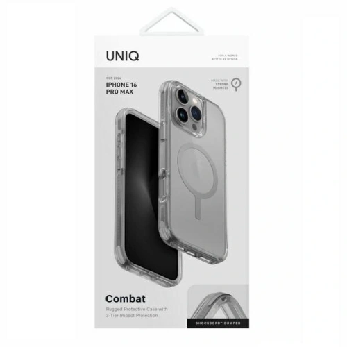 Kup UNIQ Combat Apple iPhone 16 Pro Max Magclick Töltő kőszürke - UNIQ1349 - {ean13} - Sklep Home Screen