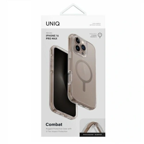 Kup UNIQ Combat Apple iPhone 16 Pro Max Magclick Încărcare taupe aurie - UNIQ1350 - {ean13} - Sklep Home Screen