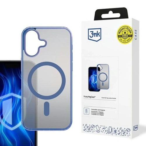 Kup 3MK Frosty MagCase Apple iPhone 16 modrý - 3MK15601 - {ean13} - Sklep Home Screen