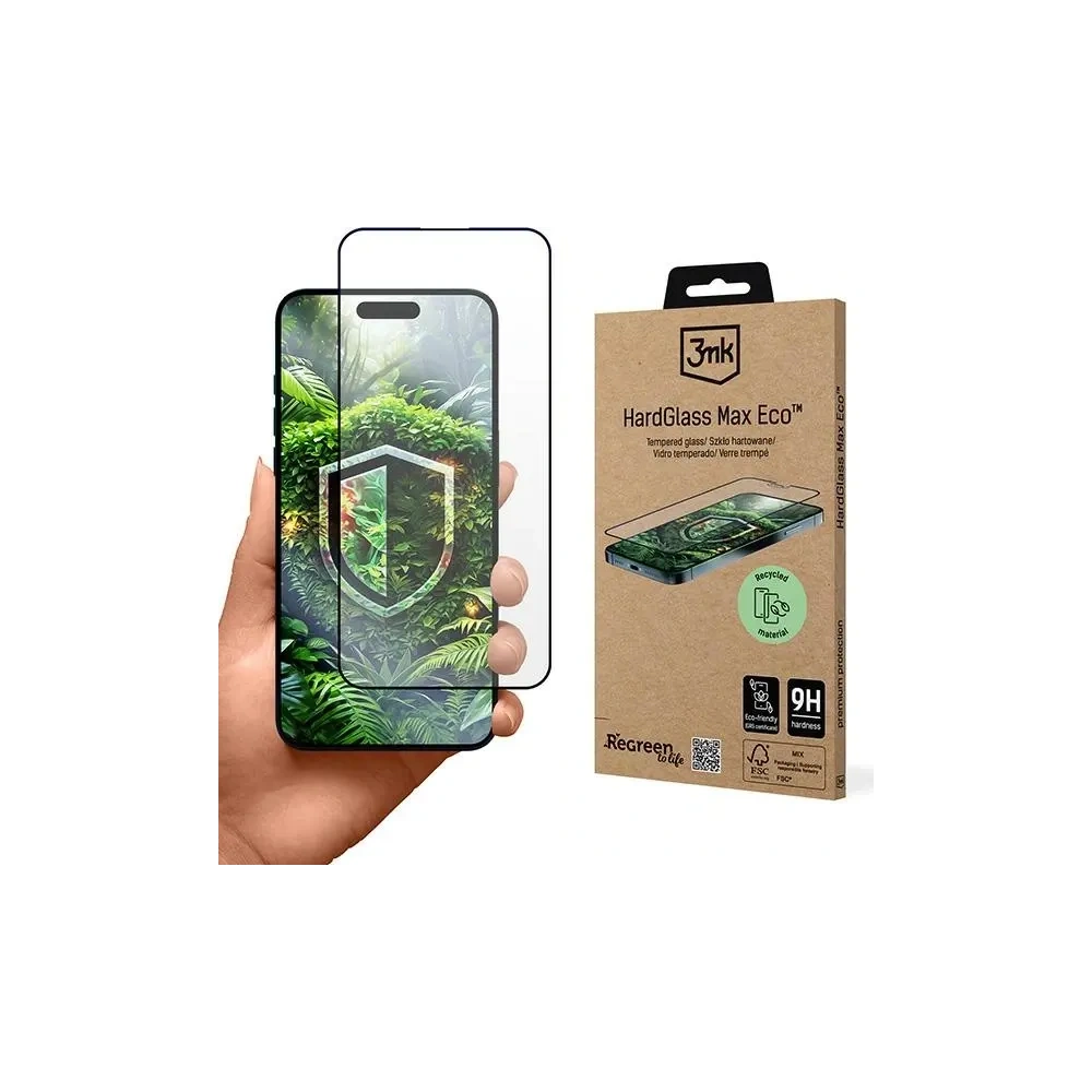 Szkło hartowane 3MK HardGlass Max Eco Apple iPhone 15 Plus / 16 Plus