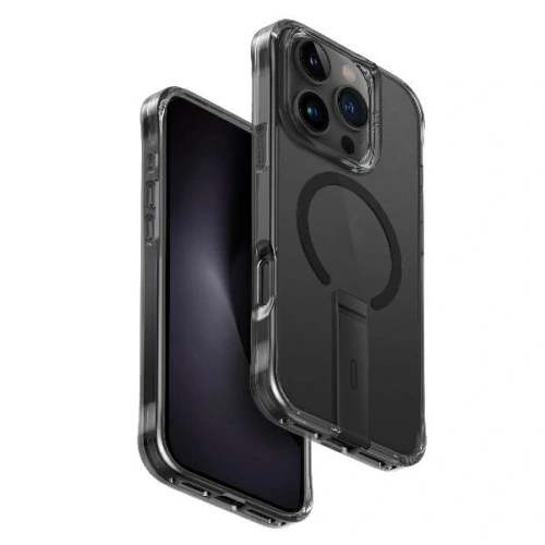 Kup UNIQ Eleva mit Vertica Stand Apple iPhone 16 Pro karbon schwarz - UNIQ1351 - {ean13} - Sklep Home Screen