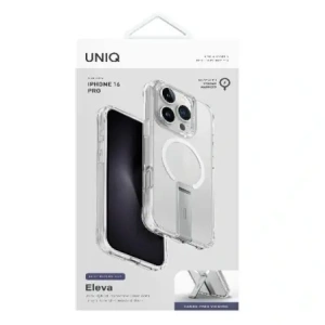 Buy UNIQ Eleva with Vertica Stand Apple iPhone 16 Pro lucent clear - UNIQ1352 - {ean13} - Home Screen Store Europe