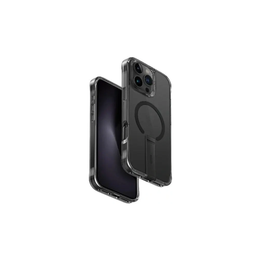 Etui UNIQ Eleva with Vertica Stand Apple iPhone 16 Pro Max czarny/carbon black