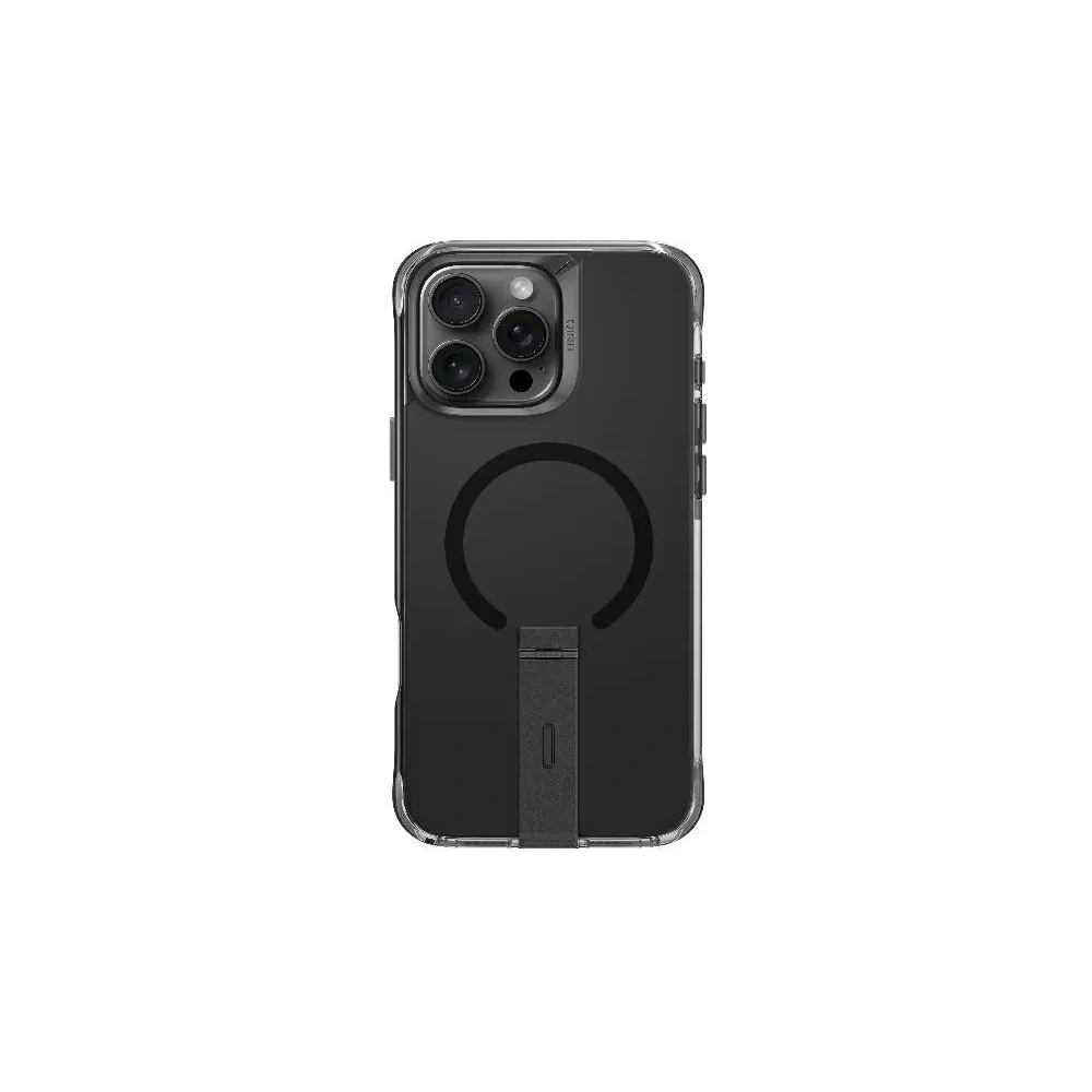 Etui UNIQ Eleva with Vertica Stand Apple iPhone 16 Pro Max czarny/carbon black