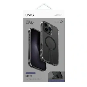 Buy UNIQ Eleva with Vertica Stand Apple iPhone 16 Pro Max carbon black - UNIQ1353 - {ean13} - Home Screen Store Europe