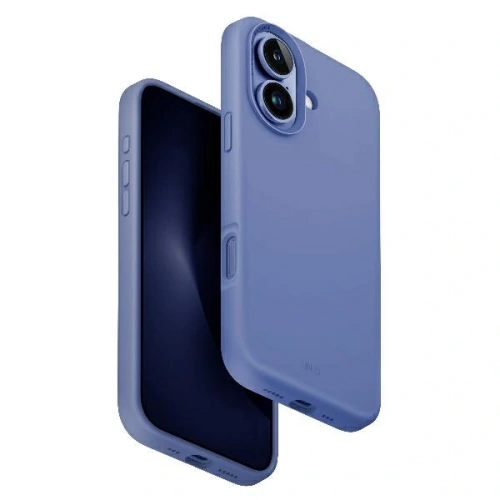 Kup Etui UNIQ Lino Hue Apple iPhone 16 Magclick Charging niebieski/pearl blue - UNIQ1355 - {ean13} - Sklep Home Screen