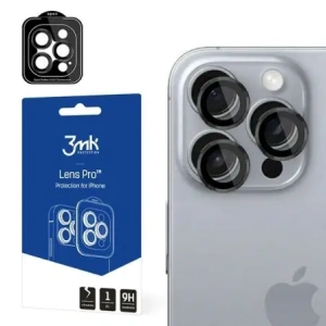Kup Szkło hybrydowe na obiektyw aparatu 3MK Lens Protection Pro Apple iPhone 16 Pro / 16 Pro Max Black - 3MK15613 - {ean13} - Sklep Home Screen