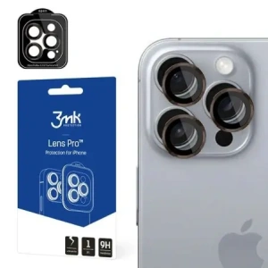 Kup 3MK Ochrana objektivu Pro Apple iPhone 16 Pro / 16 Pro Max Růžová hnědá - 3MK15615 - {ean13} - Sklep Home Screen