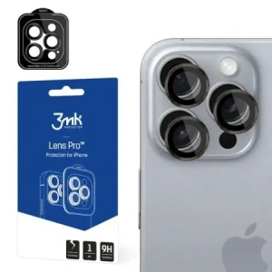 Kup Szkło hybrydowe na obiektyw aparatu 3MK Lens Protection Pro Apple iPhone 16 Pro / 16 Pro Max Titanium Grey - 3MK15616 - {ean13} - Sklep Home Screen