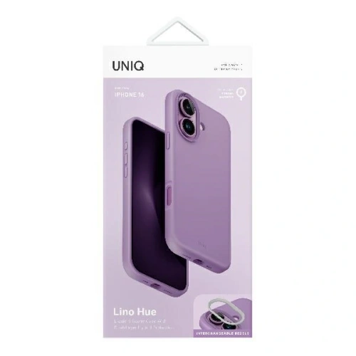 Buy UNIQ Lino Hue Apple iPhone 16 Magclick Charging grape pink - UNIQ1356 - {ean13} - Home Screen Store Europe