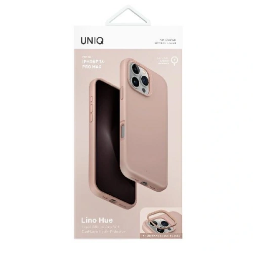 Buy UNIQ Lino Hue Apple iPhone 16 Pro Magclick Charging blush pink - UNIQ1357 - {ean13} - Home Screen Store Europe