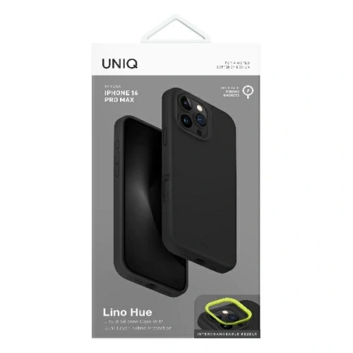 Buy UNIQ Lino Hue Apple iPhone 16 Pro Magclick Charging charcoal grey - UNIQ1358 - {ean13} - Home Screen Store Europe