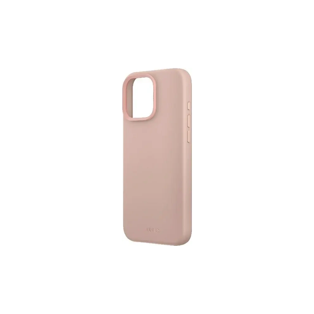 Etui UNIQ Lino Hue Apple iPhone 16 Pro Max Magclick Charging różowy/blush pink