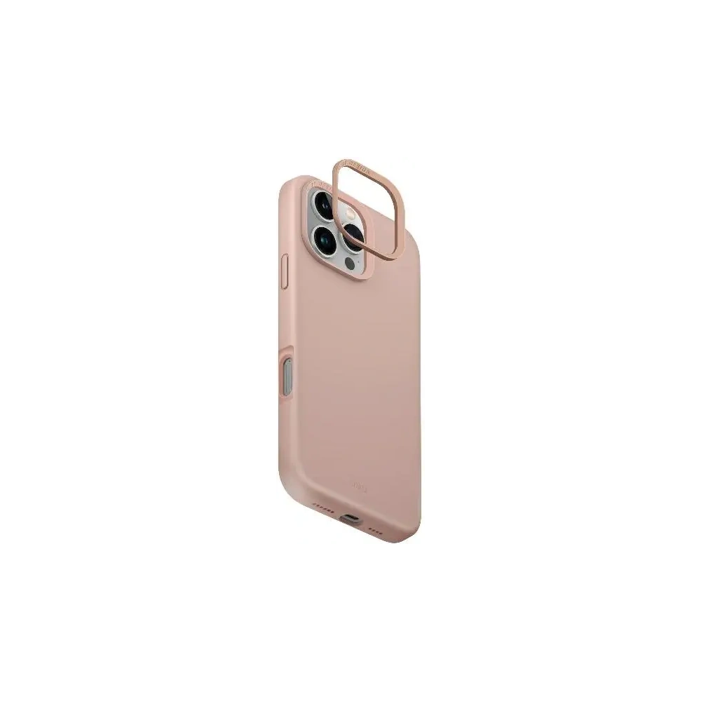 Etui UNIQ Lino Hue Apple iPhone 16 Pro Max Magclick Charging różowy/blush pink