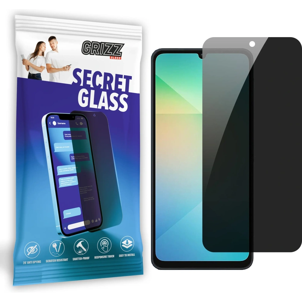 Matowe szkło prywatyzujące GrizzGlass SecretGlass do Samsung Galaxy A06