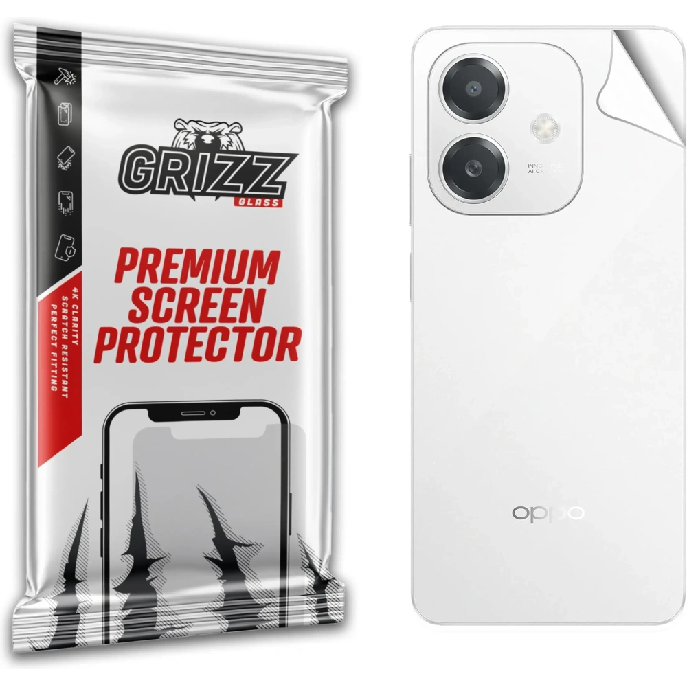 Folia na tył GrizzGlass SatinSkin do Oppo A3 4G