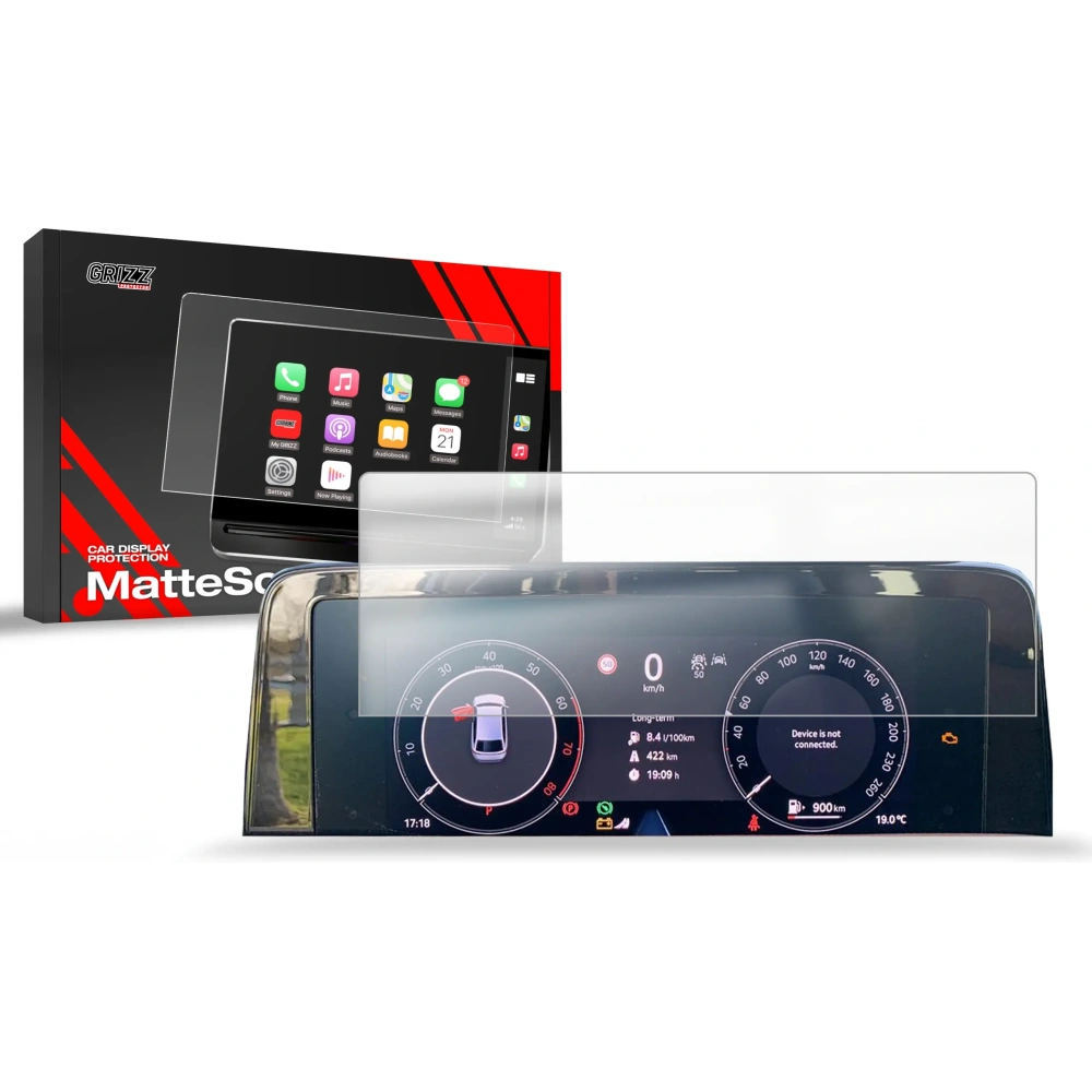 Folia matowa GrizzGlass CarDisplay Protection do Skoda Superb 4 Virtual Cockpit 2024-2025