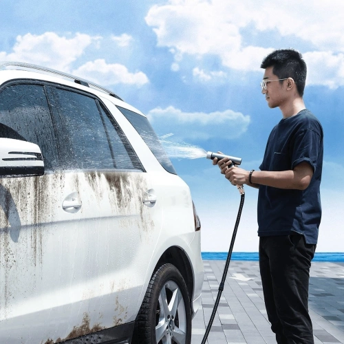 Buy Baseus Simple Life Car Wash Spray Nozzle (with Magic Telescopic Water Pipe) 30m after water filling Black - BSU1068BLK - {ean13} - Home Screen Store Europe