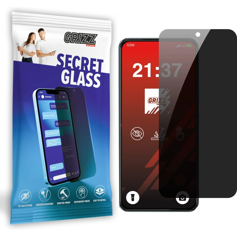 Matowe szkło prywatyzujące GrizzGlass SecretGlass do Vivo Y18i