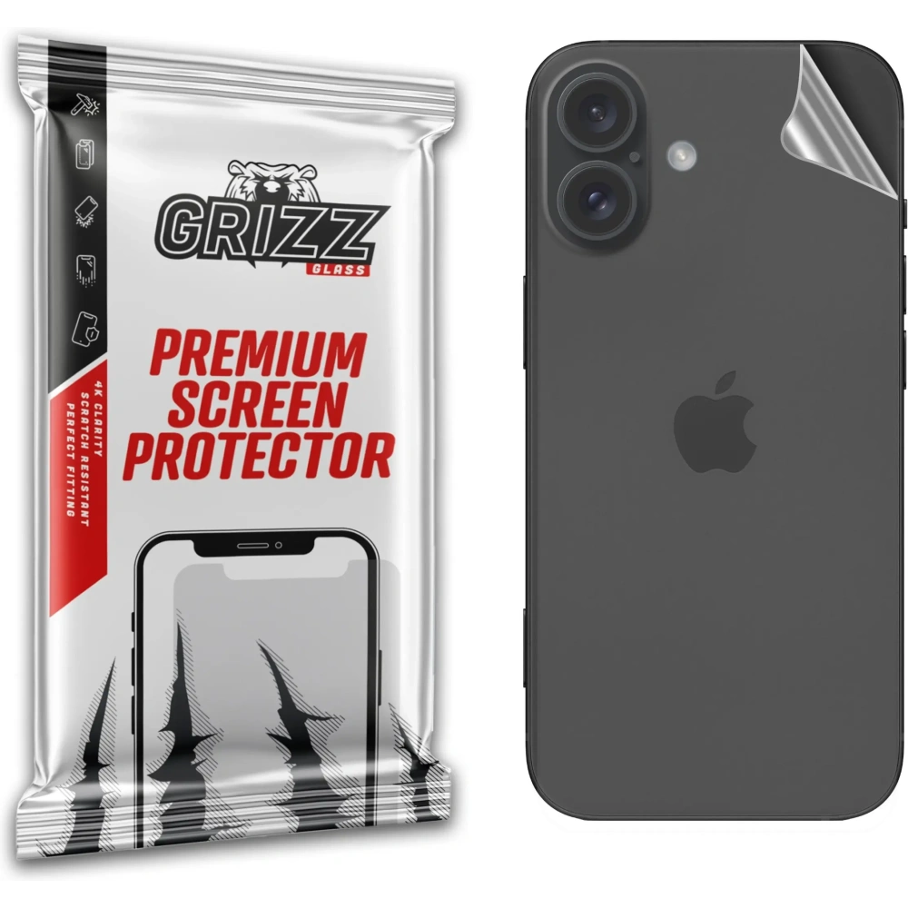 Folia na tył GrizzGlass SatinSkin do Apple iPhone 16 Plus