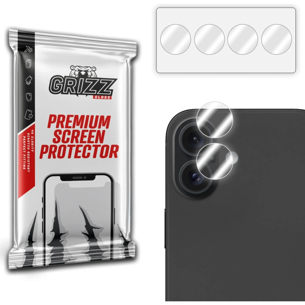 Szkło na aparat GrizzGlass HybridGlass Camera do Apple iPhone 16 Plus